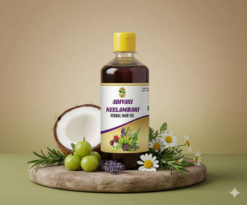 Adivasi Neelambari Herbal Hair Oil 125ml Each