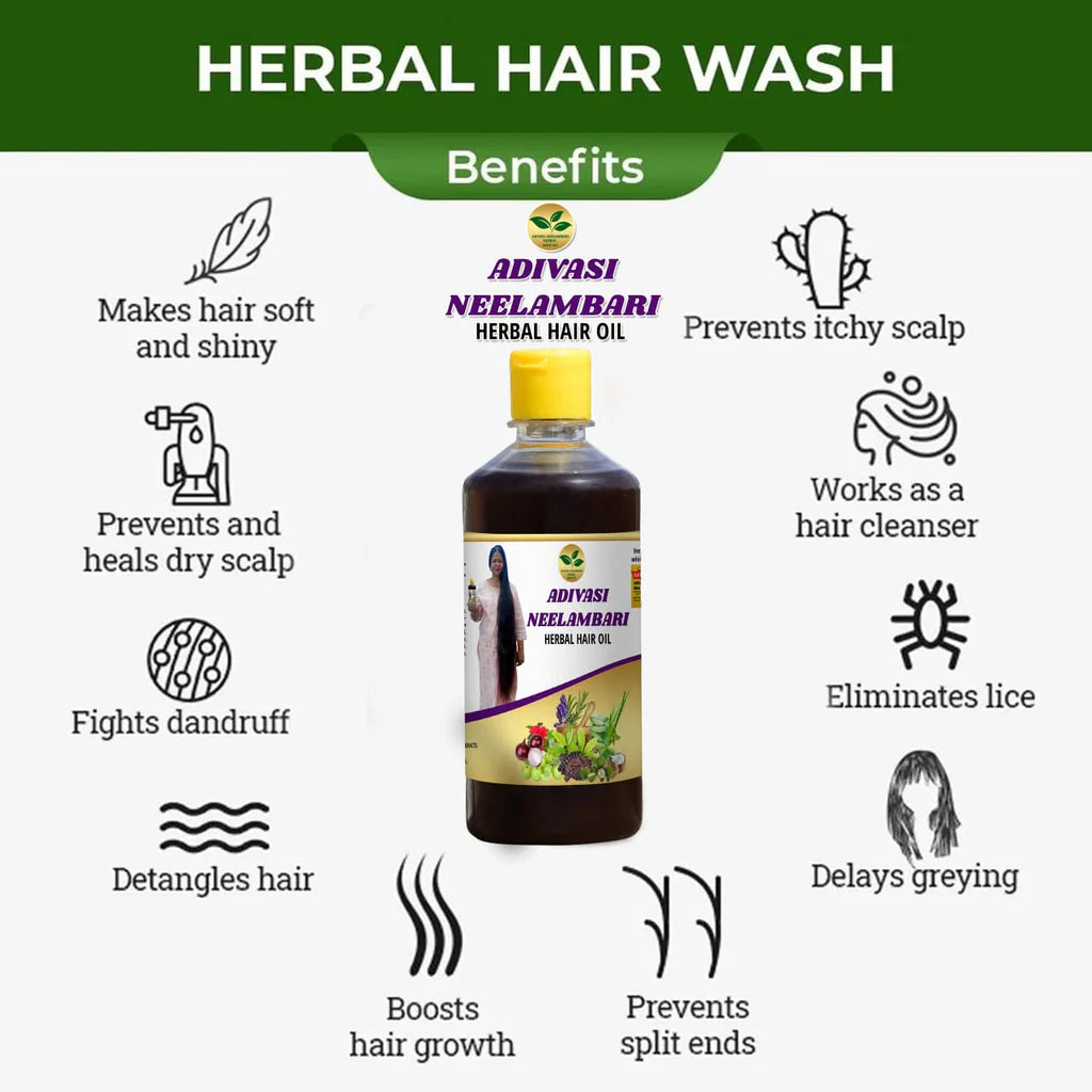 Adivasi Neelambari Herbal Hair Oil 125ml Each